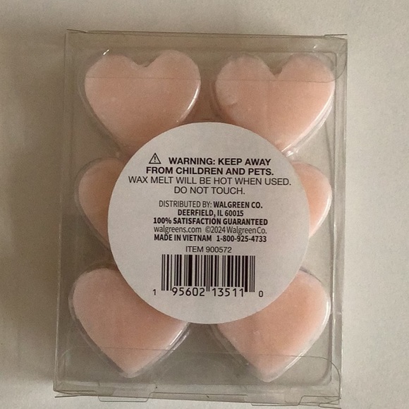 Season of Love heart shaped wax melt a 6 count new in box - Picture 2 of 3